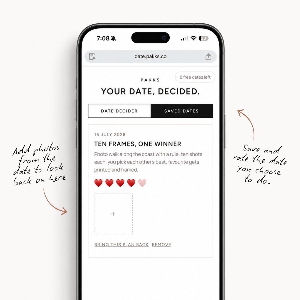 Conversation Guide & Date Shuffle App